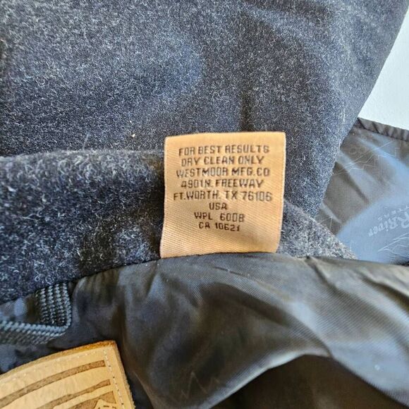 Powder River Outfitters Wool Blend Vest XXL Black Western Button Panhandle Slim - Picture 9 of 10